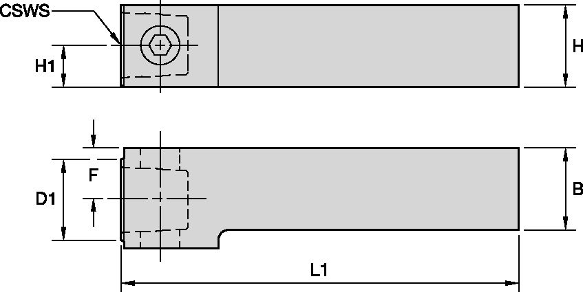 KM MINI 20 SQUARE SHANK