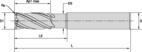 ENDMILL 47N7 8X8X16-27X63R1.0