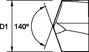 INSERT 15.8MM -HPG FOR KSEM