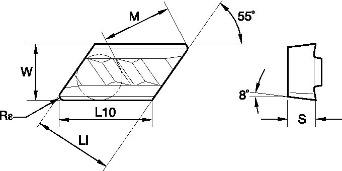 Top NotchProfiling Insert