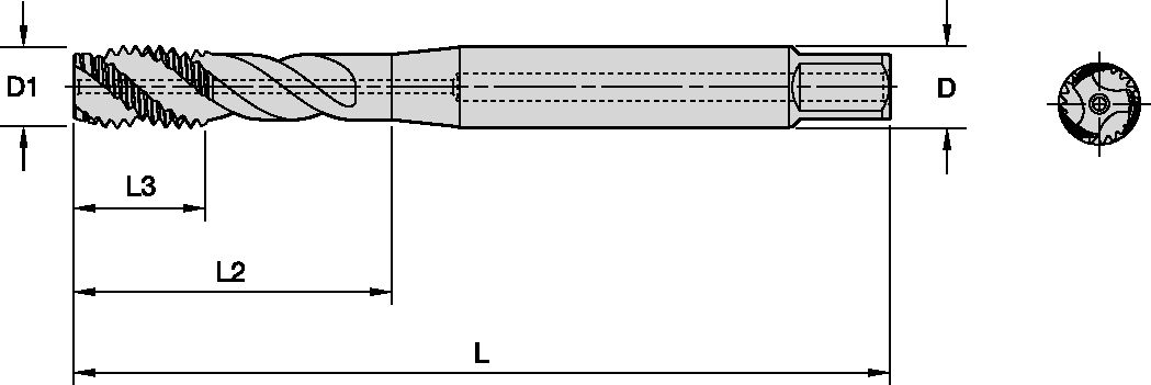 3/8-16 3BX RHSF SBOTT CH DIN