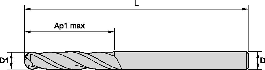 RADIEFRÄS 2MM AP6.3 Z2 CYL