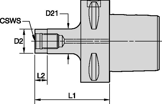 PSC63 DUO-LOCK DL20 L1=55MM