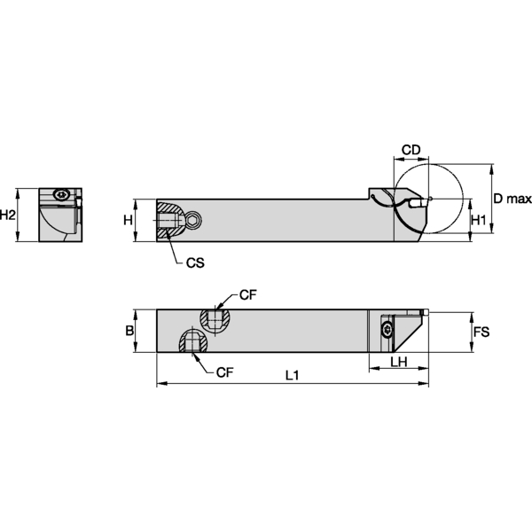 Evolution Holder W12.0mm L125