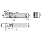 WGC HOLDER W25,0MM L150,0MM