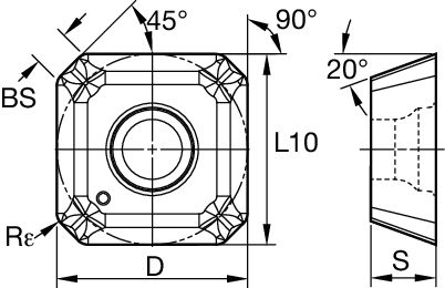 KSSM 45 INSERT SECT-FNLE  R=1