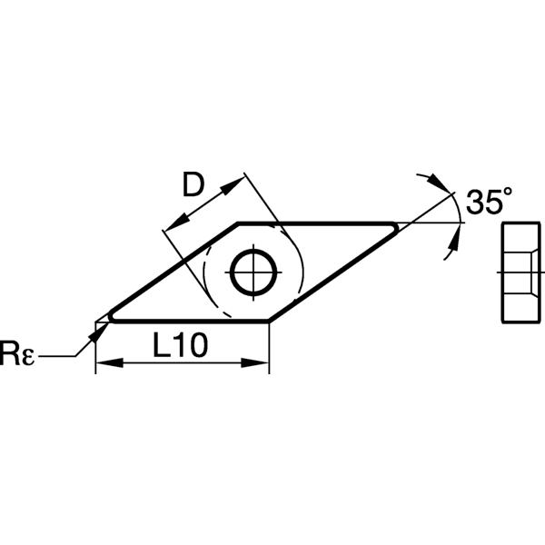 ANSI/ISO Turning Insert VN..