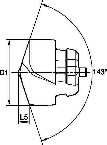 KTFS INSERT HPG Ø18,0-18,99 • STEEL