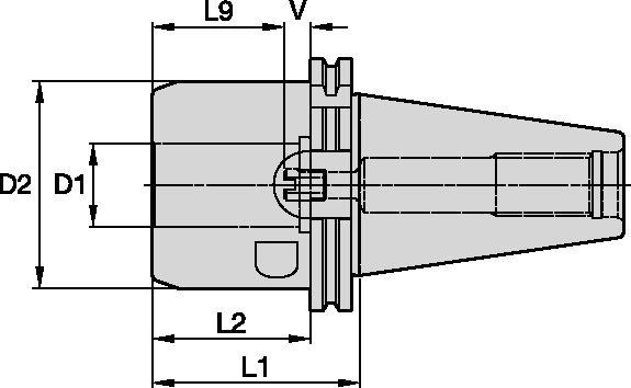 SK • Ø32 mm HYDRAULISK CHUCK • HYDROFORCE