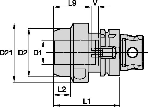 KM • Ø20 mm HYDRAULISK CHUCK • HYDROFORCE