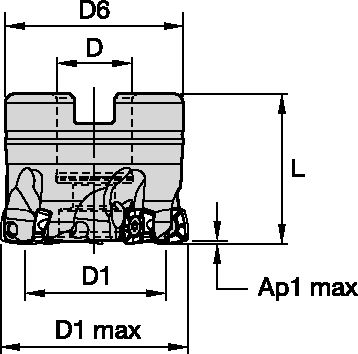 VXF-07 D40 Z5 SHELL MILL