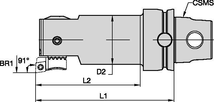 Finborr 162.5-205mm KM80TS