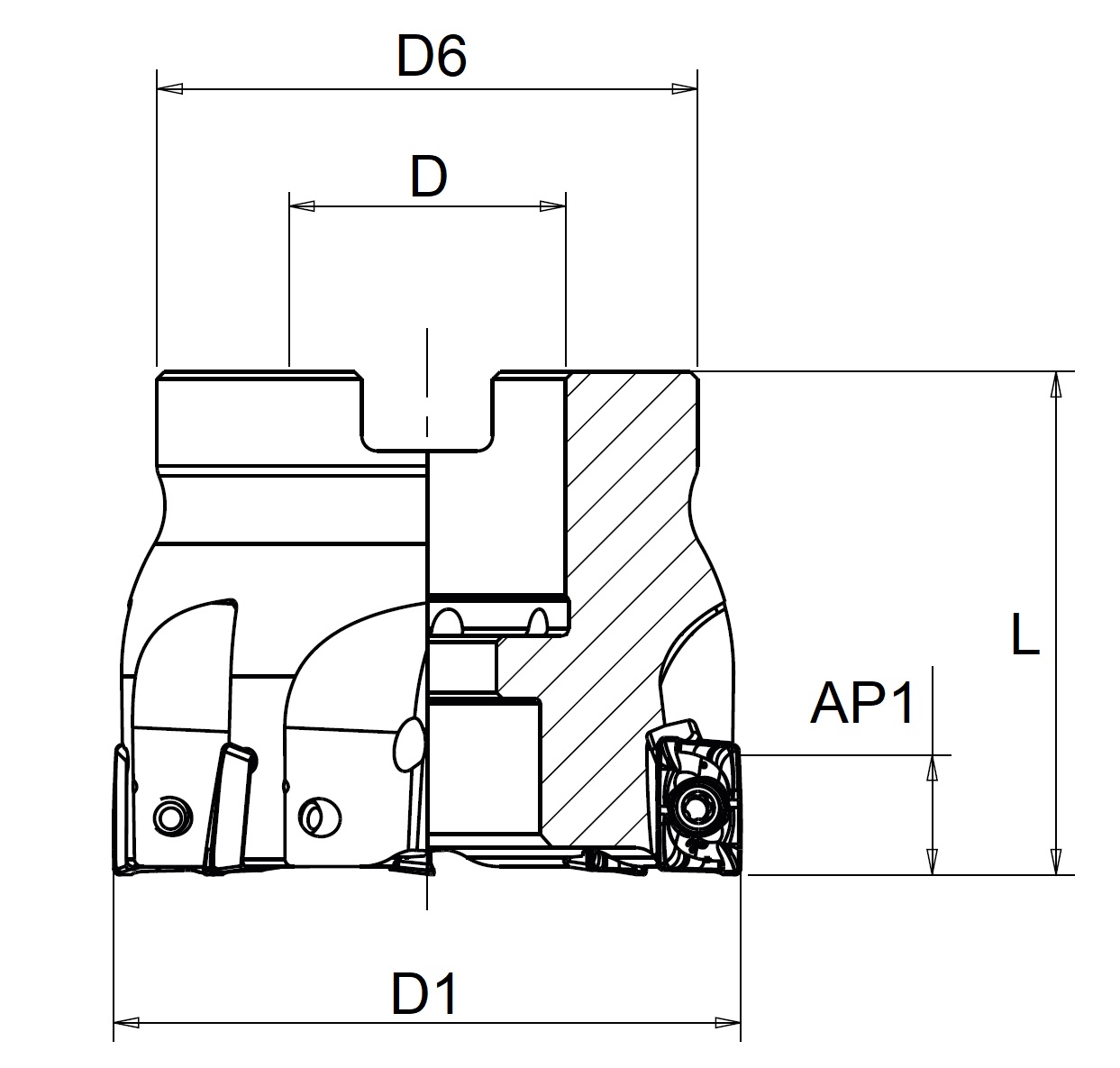 Milling Tool D80 Z7