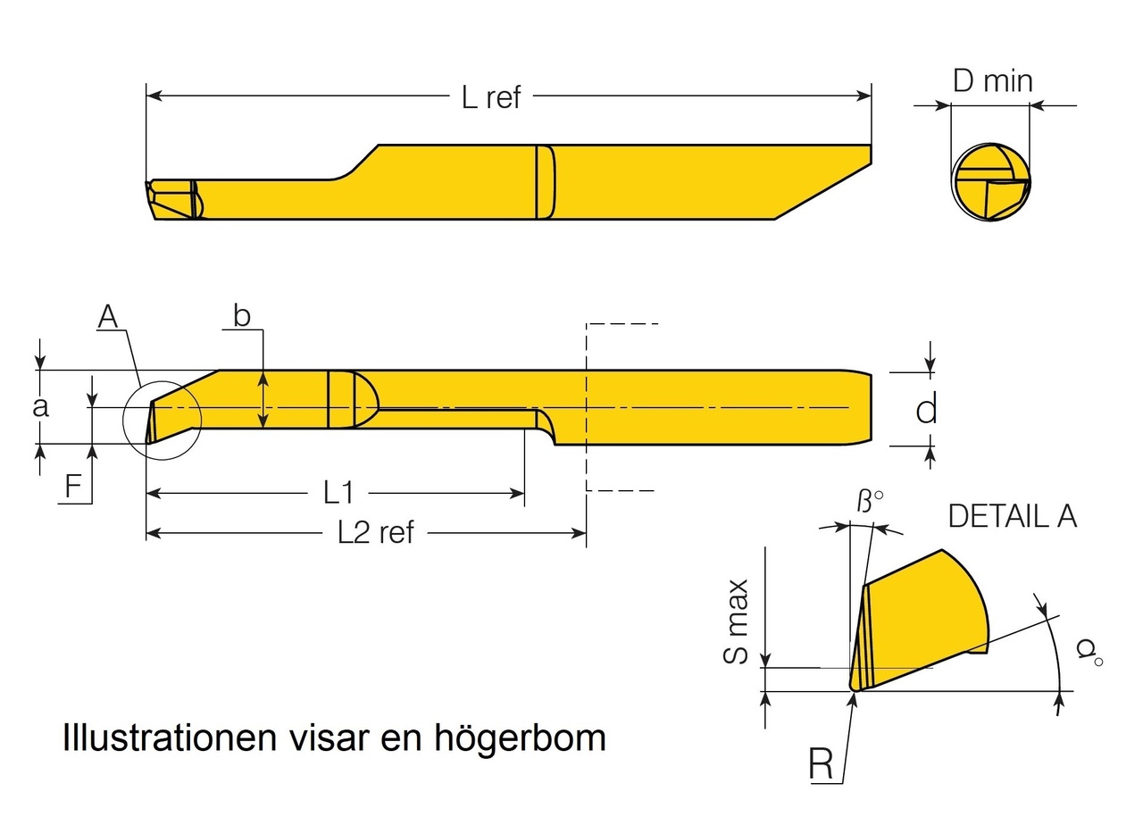 Bom 4,73mm 98° CB