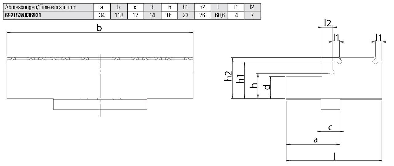 Gripper jaw movable with integrated gripper row