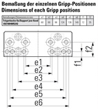 Support jaws for universal gripper set fixed