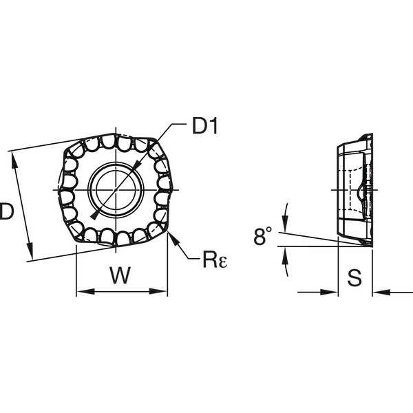 Drill Fix PRO™ • Carbide Insert • Inboard • LC