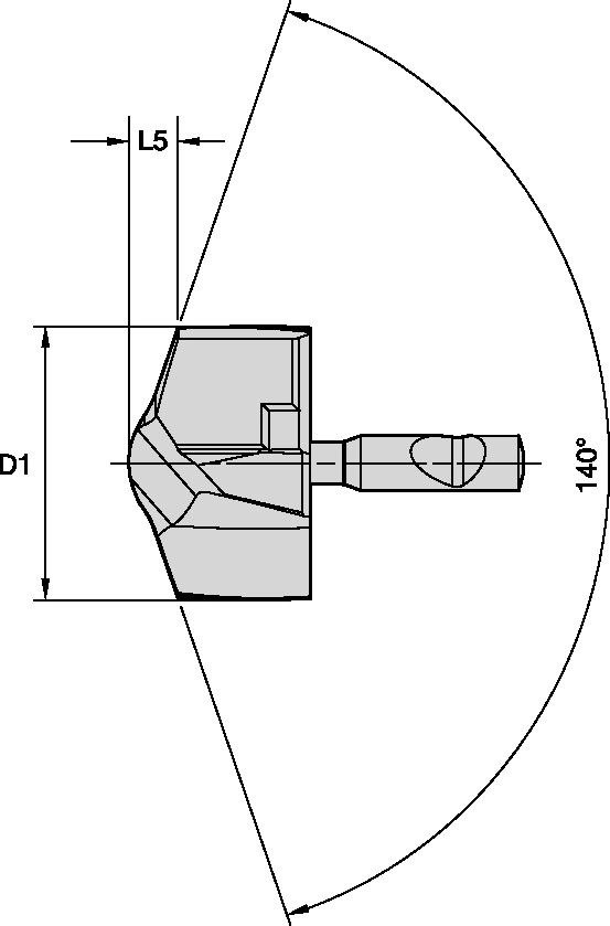 TDMX INSERT PK D=25.00MM