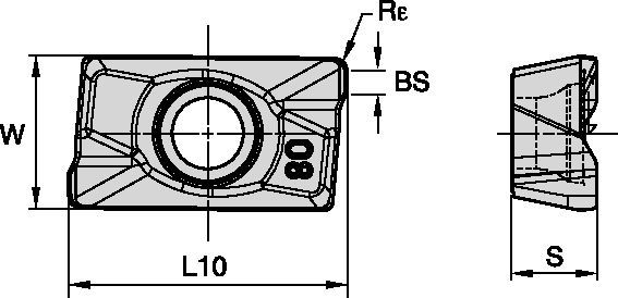 ISO MILLING INSERT