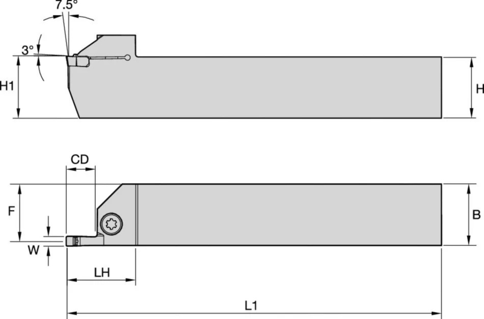 WGC HOLDER W40,0MM L200,0MM