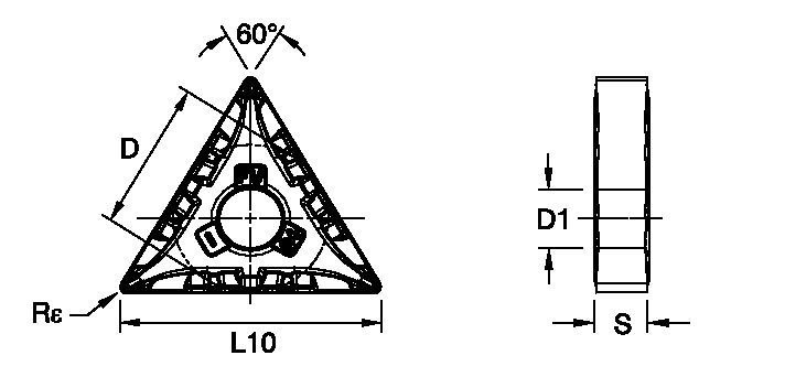 ANSI/ISO Turning Insert TN..