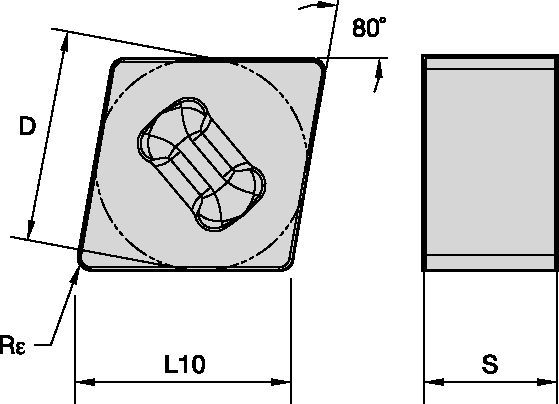 NEGATIVE TURNING CERAMIC INSE~