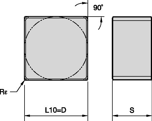 NEGATIVE TURNING CERAMIC INSE~