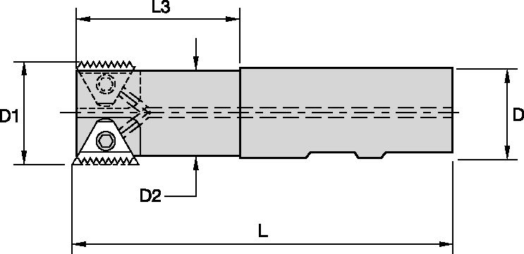 THREADING CUTTERS DOUBLE SEAT