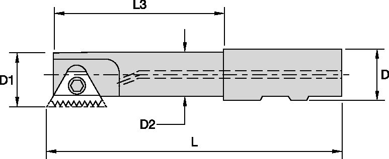 THREADING CUTTERS IC D=15.5 Z