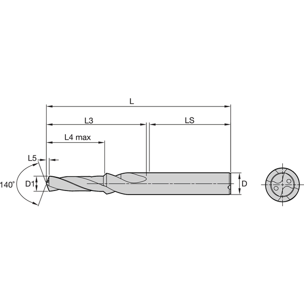 STEGBORR 5,41mm CYL KYLANAL