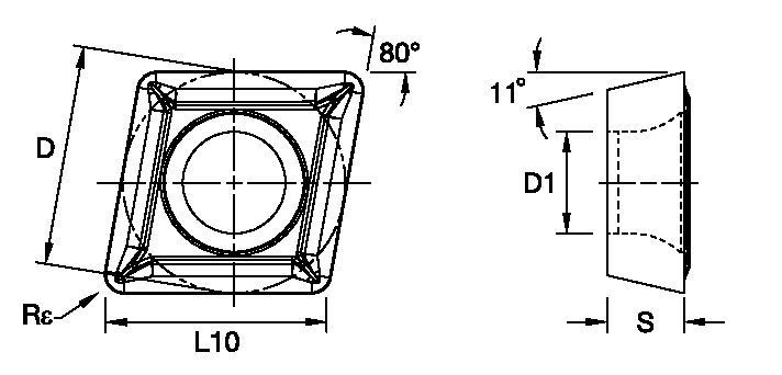 ANSI/ISO Turning Insert CP..