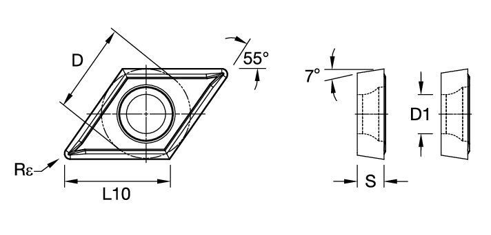 ANSI/ISO Turning Insert DC..