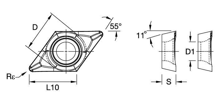 ANSI/ISO Turning Insert DP..