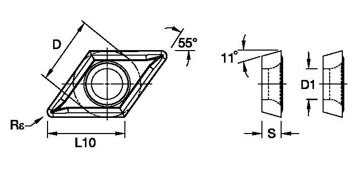 ANSI/ISO Turning Insert DP..