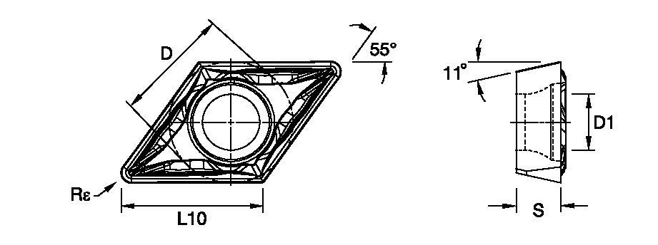 ANSI/ISO Turning Insert DP..