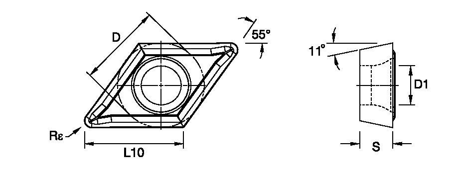 ANSI/ISO Turning Insert DP..