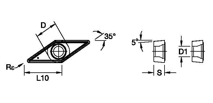 ANSI/ISO Turning Insert VB..