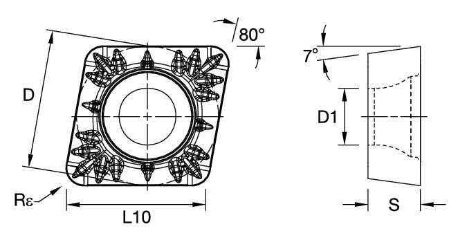 ANSI/ISO Turning Insert CC..