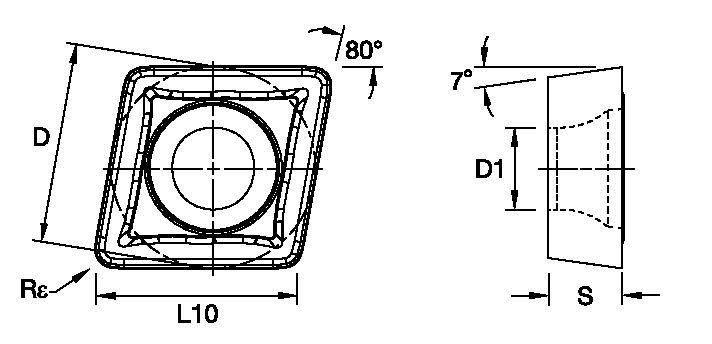 ANSI/ISO Turning Insert CC..