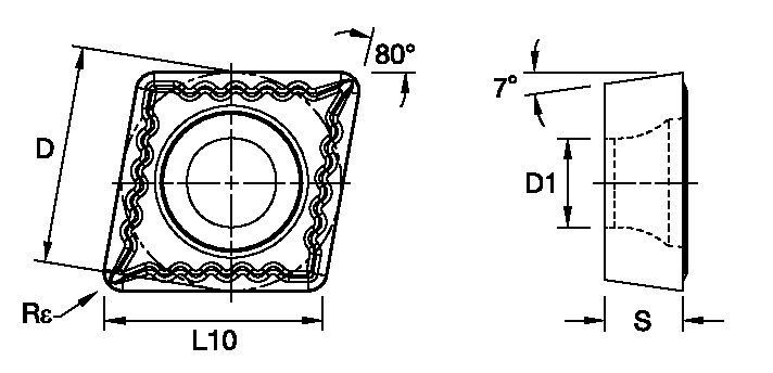 ANSI/ISO Turning Insert CC..