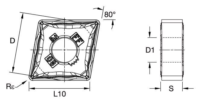 ANSI/ISO Turning Insert CN..