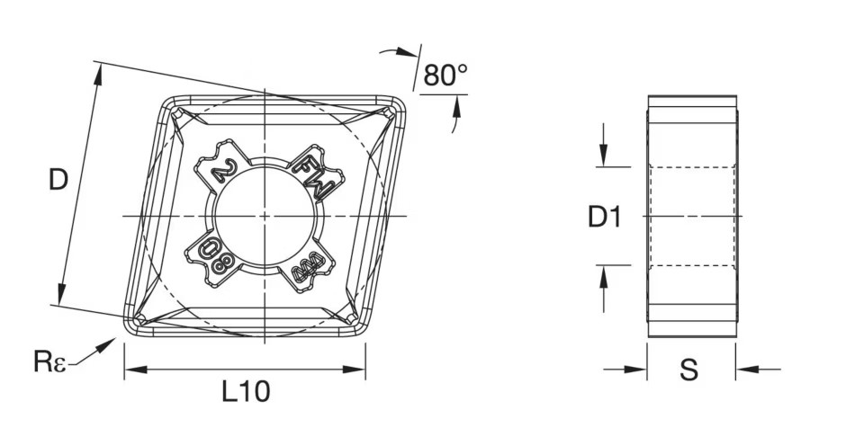 ANSI/ISO Turning Insert CN..