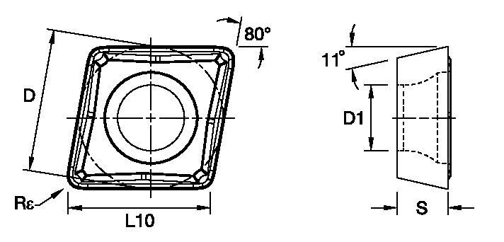 ANSI/ISO Turning Insert CP..