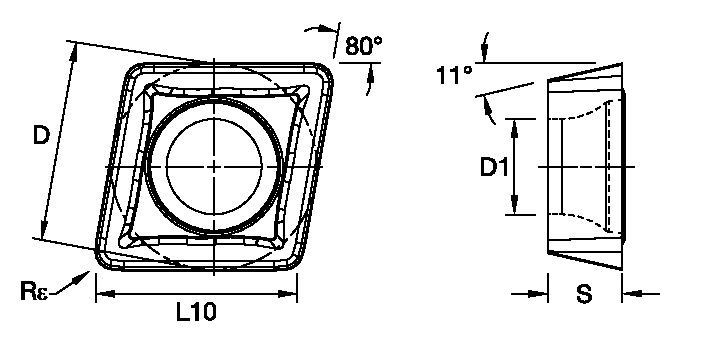 ANSI/ISO Turning Insert CP..