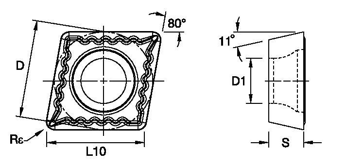 ANSI/ISO Turning Insert CP..