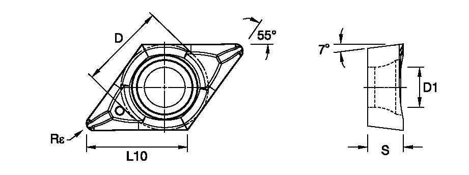 ANSI/ISO Turning Insert DC..