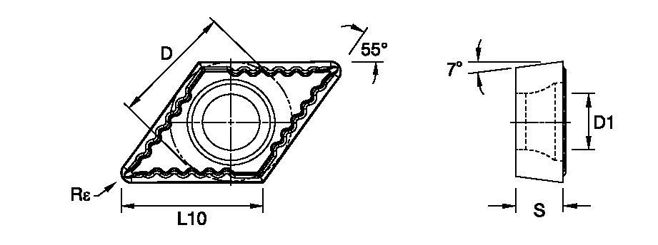 ANSI/ISO Turning Insert DC..