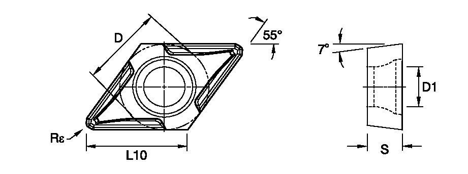 ANSI/ISO Turning Insert DC..