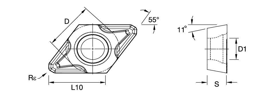 ANSI/ISO Turning Insert DP..