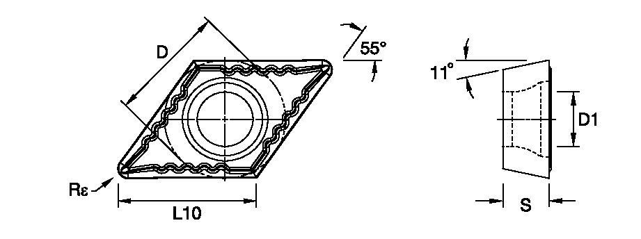 ANSI/ISO Turning Insert DP..